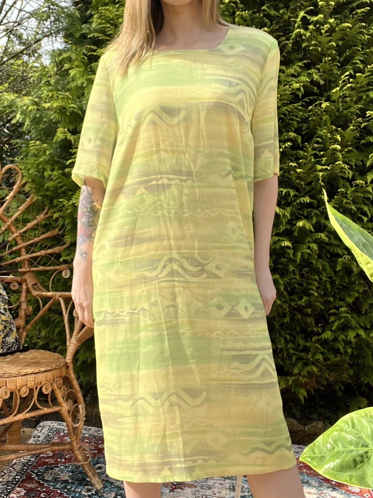 Vintage 90s Summer Dress By Rio Size 20